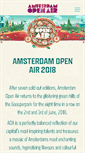 Mobile Screenshot of amsterdamopenair.nl