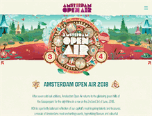 Tablet Screenshot of amsterdamopenair.nl